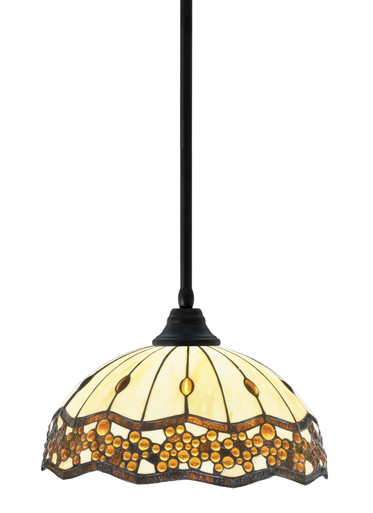 Any 1 Light Steel Large Pendant 9.25 Inch Tall by Toltec - 26-16-925-