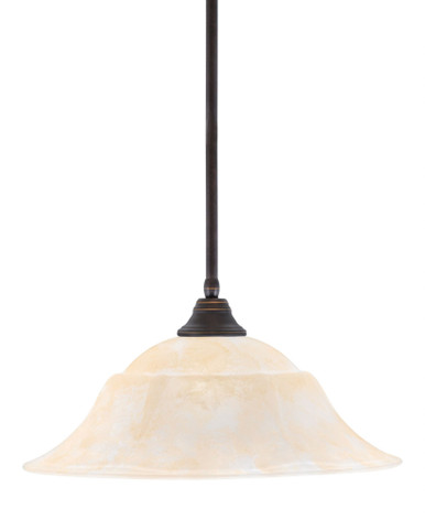 Any 1 Light Steel Large Pendant 20 Inch Wide by Toltec - 26-20-95-