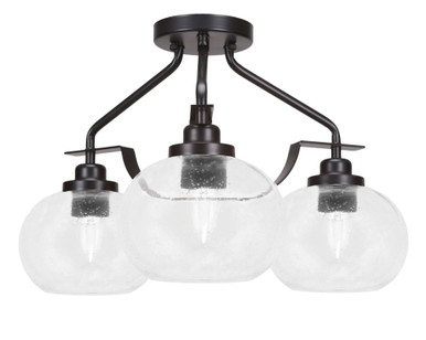 Odyssey 3 Light 18 Inch Tall Semi Flush Mount by Toltec - 2607-18122518