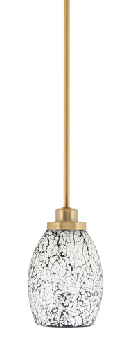 Odyssey 1 Light Stem Hung Mini Pendant 5 Inch Wide by Toltec - 2601-NAB-210