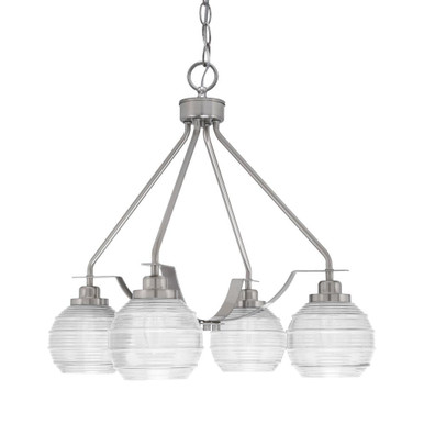 Odyssey 3 Light Small Chandelier by Toltec 2604-MB-5110