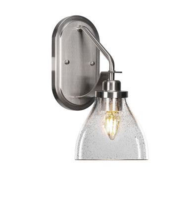 Odyssey 1 Light Down Glass Wall Sconce by Toltec - 2611-MB-4760