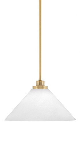 Odyssey 1 Light Stem Hung Medium Pendant by Toltec - 2601-NAB-306