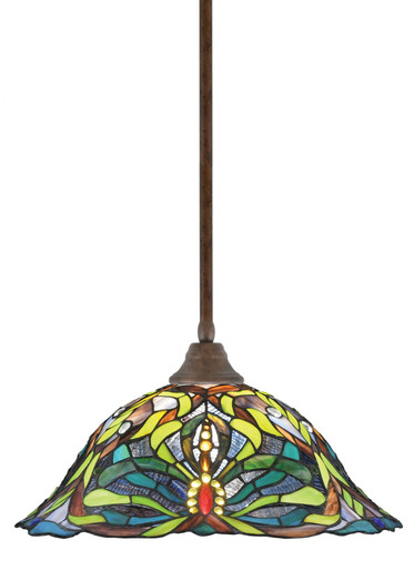 Any 1 Light Large Pendant 10 Inch Tall by Toltec - 26-16-10-