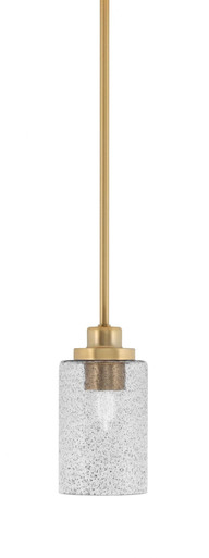 Odyssey 1 Light Stem Hung Mini Pendant 4 Inch Wide by Toltec - 2601-NAB-300