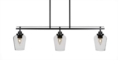 Odyssey 3 Light Oversized Linear Island Pendant 37 Inch Length by Toltec - 2636-37-95-37