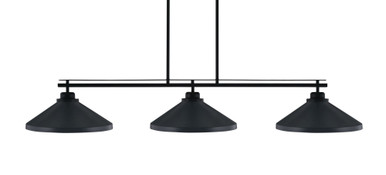 Odyssey 3 Light Linear Island Pendant 54.5 Inch Length by Toltec - 2633-424
