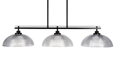 Odyssey 3 Light Oversized Linear Island Pendant 44.5 Inch Length by Toltec - 2636-445-8-445