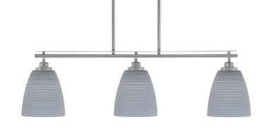 Odyssey 3 Light Oversized Linear Island Pendant 40 Inch Length by Toltec - 2636-40-115-40