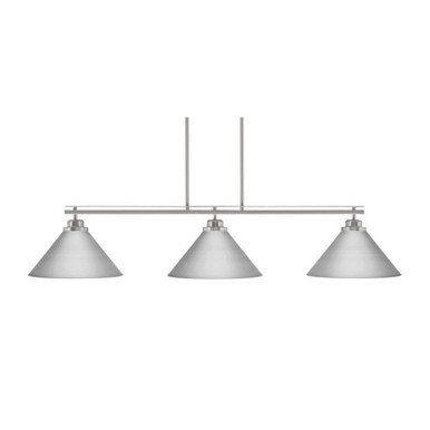 Odyssey 3 Light Linear Island Pendant 54 Inch Length by Toltec - 2633-420
