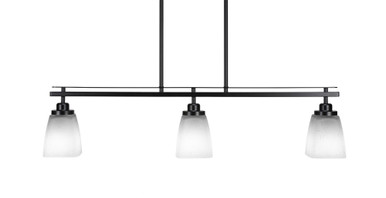 Odyssey 3 Light Oversized Linear Island Pendant 36.5 Inch Length by Toltec - 2636-365-85-365
