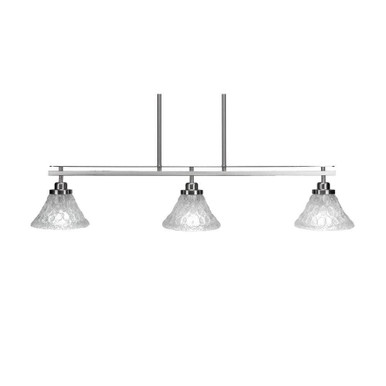 Odyssey 3 Light Oversized Linear Island Pendant 39 Inch Length by Toltec - 2636-39-75-39