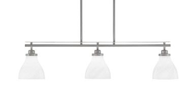 Odyssey 3 Light Island Pendant 38 Inch Length by Toltec - 2636-BN-4760
