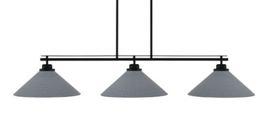 Odyssey 3 Light Large Linear Island Pendant 56.25 Inch Length by Toltec - 2633-37