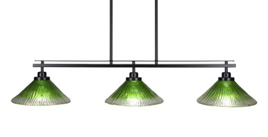 Odyssey 3 Light Oversized Island Pendant 42.5 Inch Length by Toltec - 2636-MB-437
