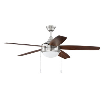 Phaze Five Blade Ceiling Fan with Light Kit 52 inches wide by Craftmade - PHA52BNK5