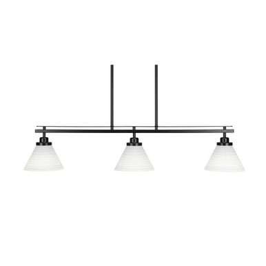 Odyssey 3 Light Oversized Island Pendant 39 Inch Wide by Toltec - 2636-MB-4051