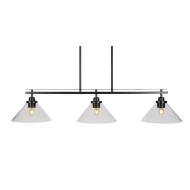 Odyssey 3 Light Oversized Island Pendant 42 Inch Length by Toltec - 2636-MB-304