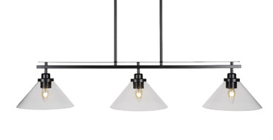 Odyssey 3 Light Oversized Island Pendant 42 Inch Length by Toltec - 2636-MB-304