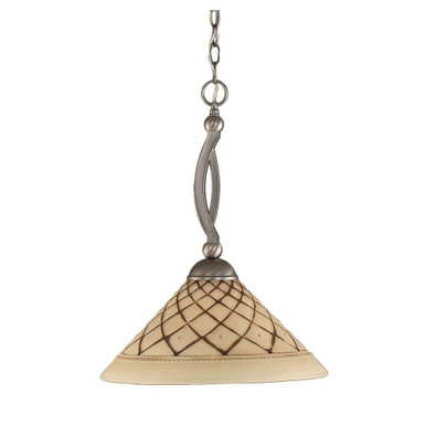 Bow 1 Light Large Pendant 20.5 Inch Tall by Toltec - 271-16-205-