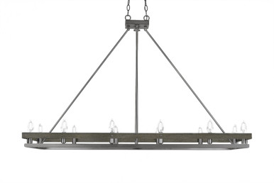 Belmont 12 Light Medium Island Pendant by Toltec - 2742-GPDW