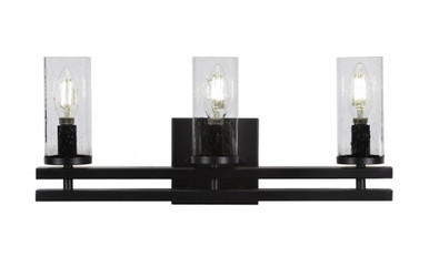 Belmont 3 Light Cylinder Vanity Light 18.25 Inch Wide by Toltec - 2713--825-1825