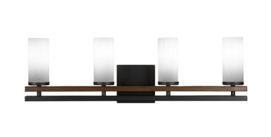 Belmont 4 Light Vanity Light 26.25 Inch Length by Toltec - 2714-GPDW-800
