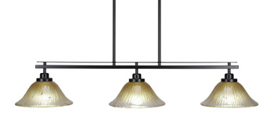 Odyssey 3 Light Oversized Island Pendant 42 Inch Wide by Toltec - 2636-MB-603