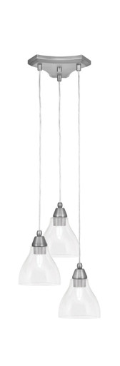 Europa 3 Light Medium Pendant 11.5 Inch Wide by Toltec - 28-115-10