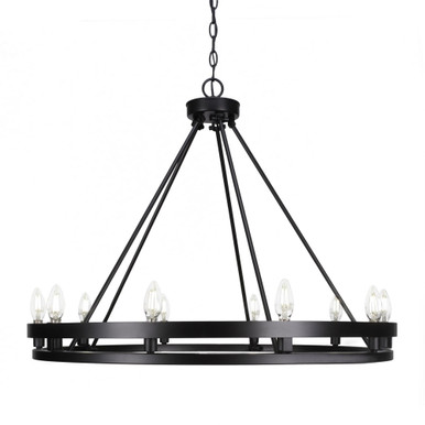 Belmont 10 Light Large Chandelier by Toltec - 2710-322475