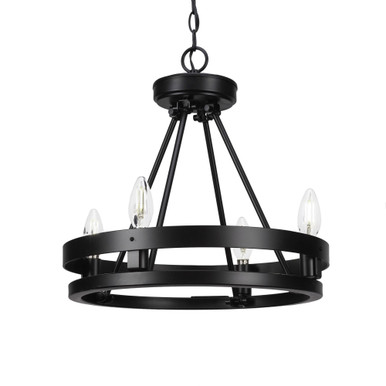 Belmont 4 Light Small Chandelier by Toltec - 2704-15751425