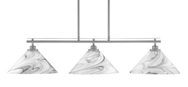 Odyssey 3 Light Island Pendant 45 Inch Length by Toltec - 2636-MB-2121