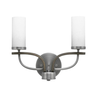 Monterey 2 Light Vanity Light 12.5 Inch Length by Toltec - 2912-GPDW-801