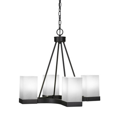 Nouvelle 4 Light Medium Chandelier by Toltec 3024-ES-531 - 3024-ES-531