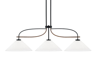 Monterey 3 Light Large Island Pendant 50.25 Inch Length by Toltec - 2936-716