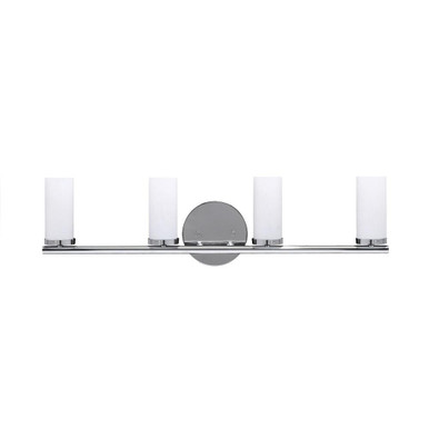 Trinity 4 Light Vanity Light 26 Inch Length by Toltec - 2814-75-80