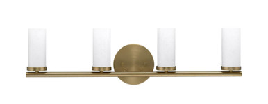 Trinity 4 Light Vanity Light 26 Inch Length by Toltec - 2814-75-80
