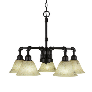 Vintage 5 Light Medium Chandelier by Toltec 285-2351875 - 285-2351875
