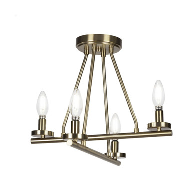 Trinity 4 Light Small Chandelier by Toltec - 2807-1613