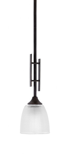 Uptowne 1 Light Steel Mini Stem Hung Pendant 17.75 Inch Tall by Toltec - 320-DG-500