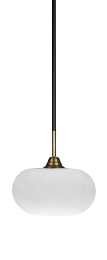 Paramount 1 Light Small Pendant 9.75 Inch Tall by Toltec - 3401-10-975-