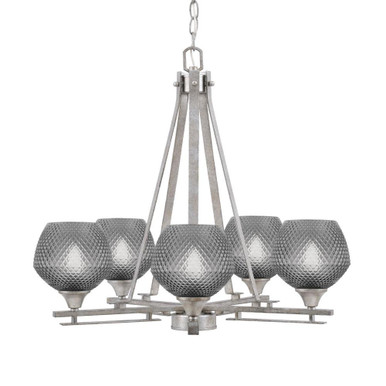 Uptowne 5 Light Medium Chandelier by Toltec 325-AS-4622