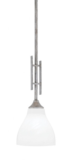 Uptowne 1 Light Small Stem Hung Pendant 18.75 Inch Tall by Toltec - 320-DG-4760