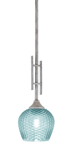 Uptowne 1 Light Small Stem Hung Pendant 18.25 Inch Tall by Toltec - 320-DG-4602