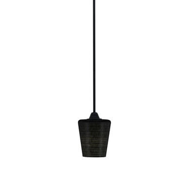 Paramount 1 Light Stem Hung Small Pendant 11 Inch Tall by Toltec - 3401-MB-4032