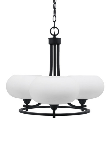 Paramount 3 Light Medium Chandelier by Toltec 3403-8 - 3403-8