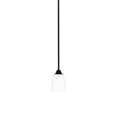 Paramount 1 Light Stem Hung Mini Pendant 9.5 Inch Tall by Toltec - 3401-MB-460