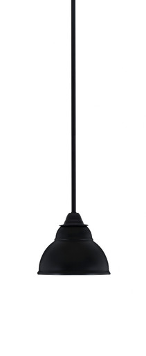 Paramount 1 Light Stem Hung Small Pendant 7 Inch Wide by Toltec - 3401-MB-427