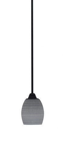 Paramount 1 Light Stem Hung Mini Pendant 10 Inch Tall by Toltec - 3401-MB-615