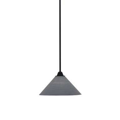 Paramount 1 Light Stem Hung Medium Pendant 6.5 Inch Tall by Toltec - 3401-MB-523